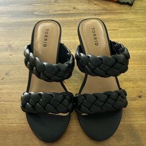 Torrid braided heels size 9.5